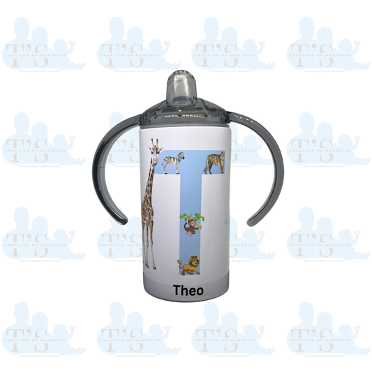 Kids Sippy Cup with Spout - 'Letter & Name'