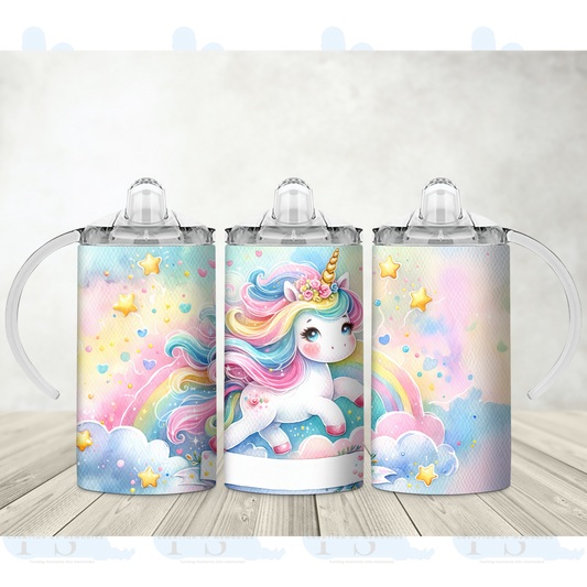 Kids Sippy Cup with Spout - 'Unicorn'