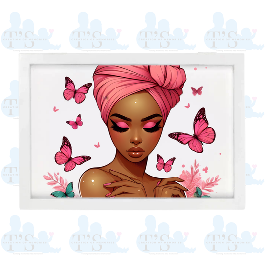 Keepsake Memory Box - Woman with Butterflies