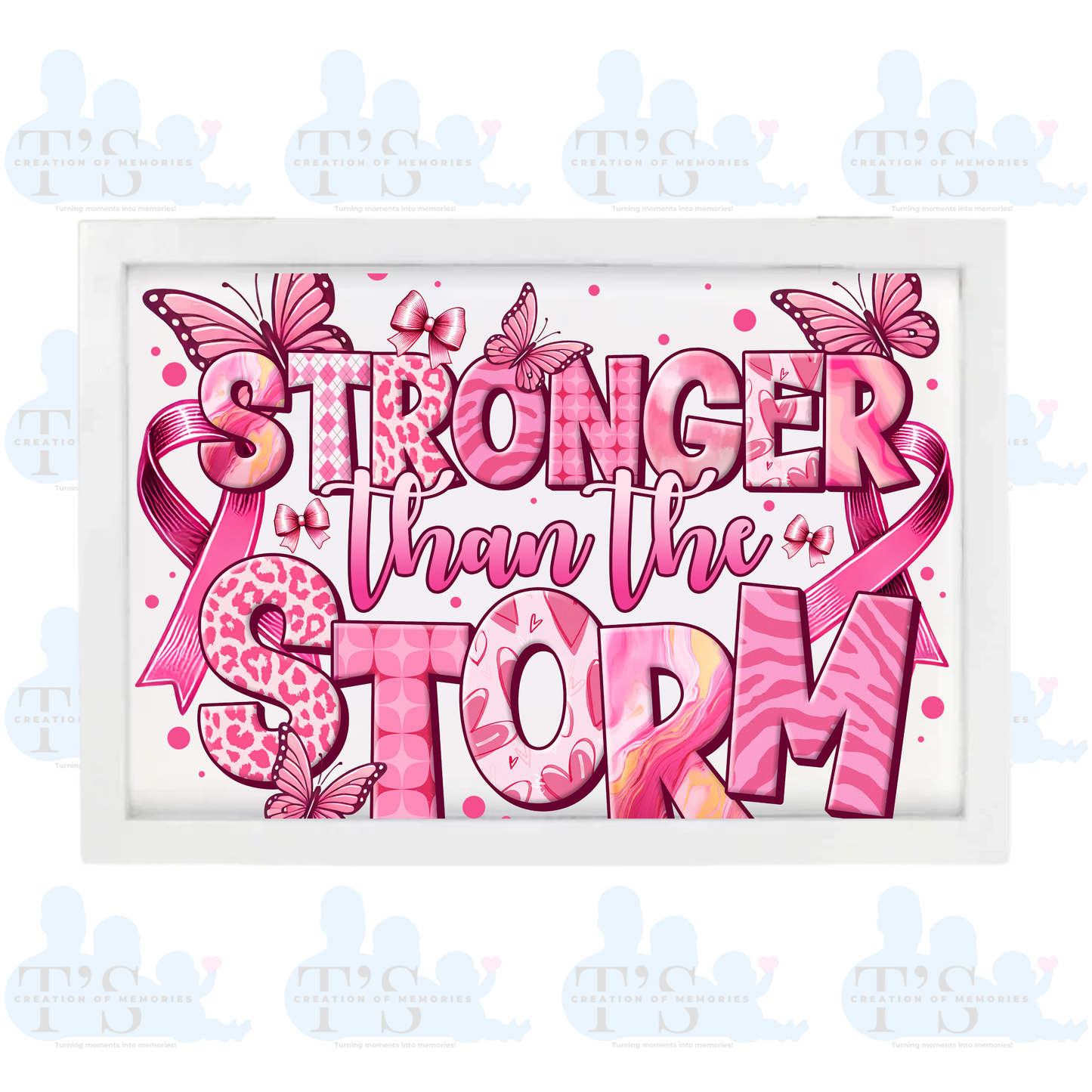 Keepsake Memory Box - "STRONGER THAN THE STORM"