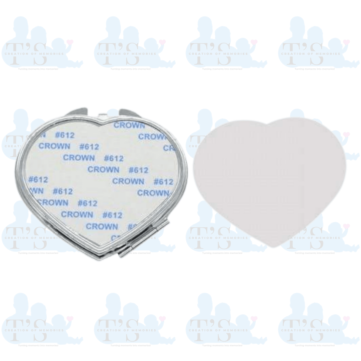 Compact Mirror - heart