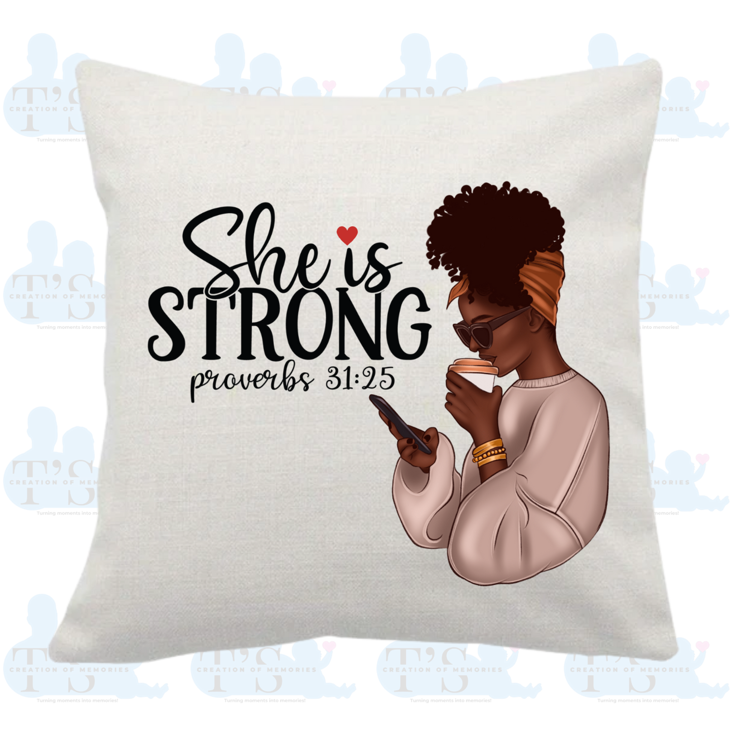 Cushion Cover 'She is Strong'