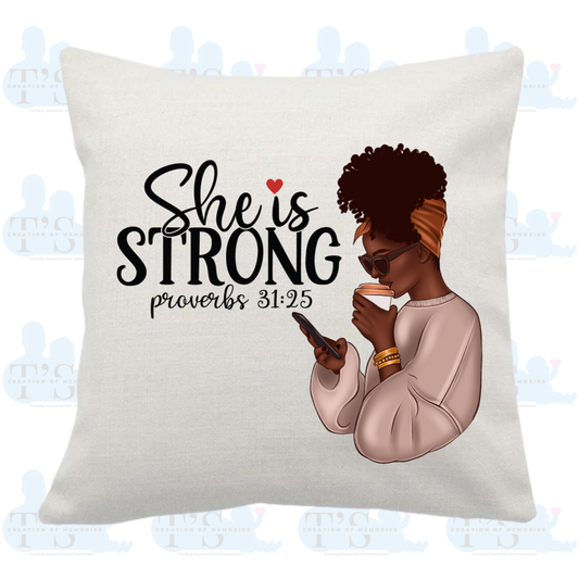 Cushion Cover 'She is Strong'