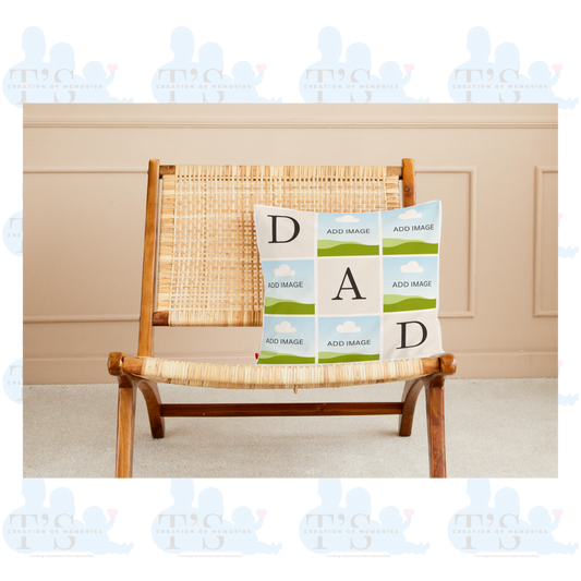 Cushion Cover 'D A D'/'M U M'