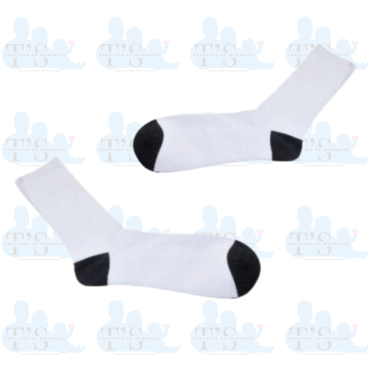 Socks - Black Toe/ Black Heel - Men's Socks