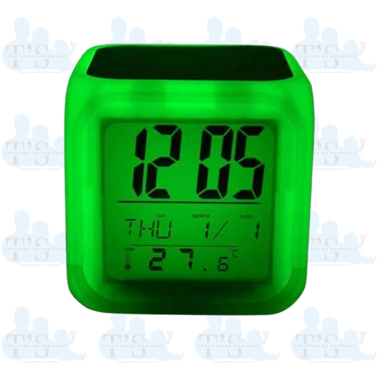 Digital LED Colour Changing Alarm Clock