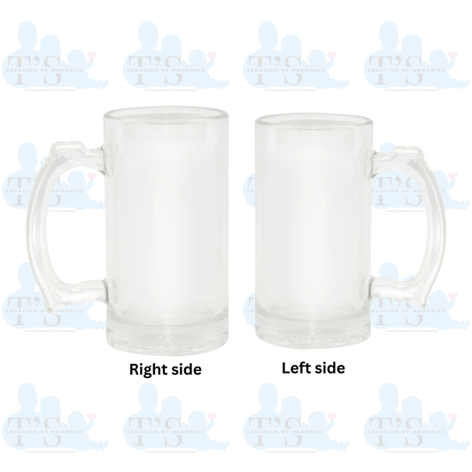 Glass - Clear 'Trigger' Beer Steins