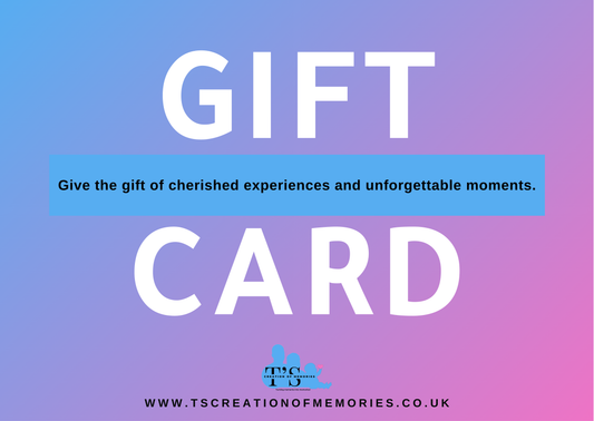 T'S Creation of Memories Gift Card