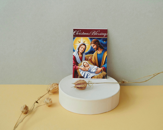 Christmas Greetings Card - 'Mary and Jesus 1'